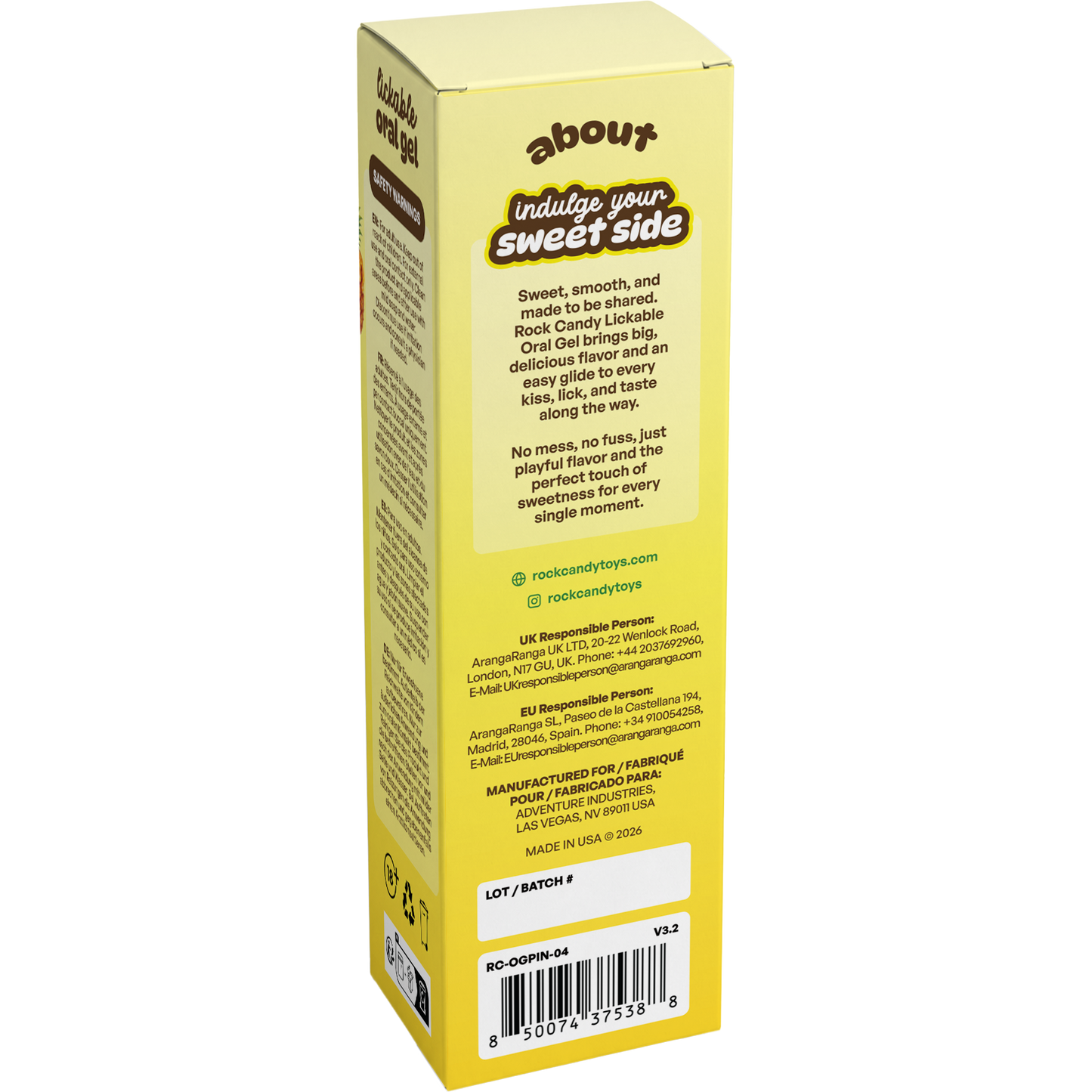 Lickables Lickable Oral Gel - Pineapple 4oz