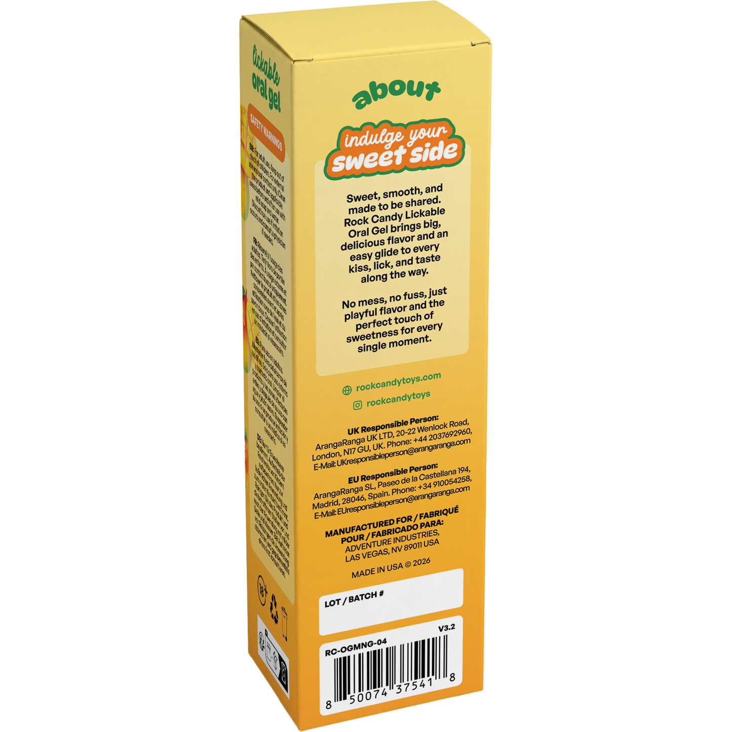 Lickables Lickable Oral Gel - Mango 4oz