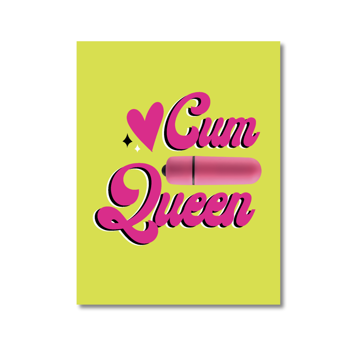 Cum Queen - NaughtyVibes Greeting Card