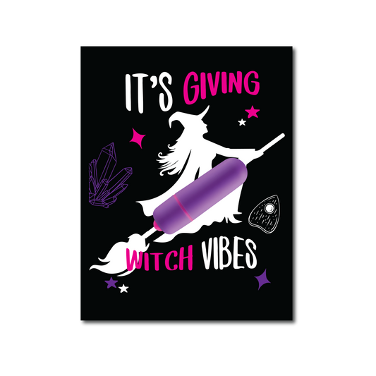 It's Giving Witch Vibes - NaughtyVibes Greeting Card