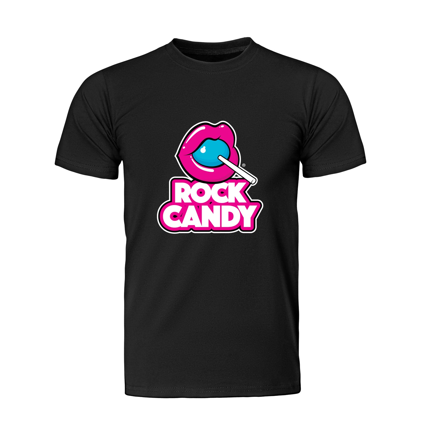 ROCK CANDY (classic logo) Short Sleeve Black T-Shirt