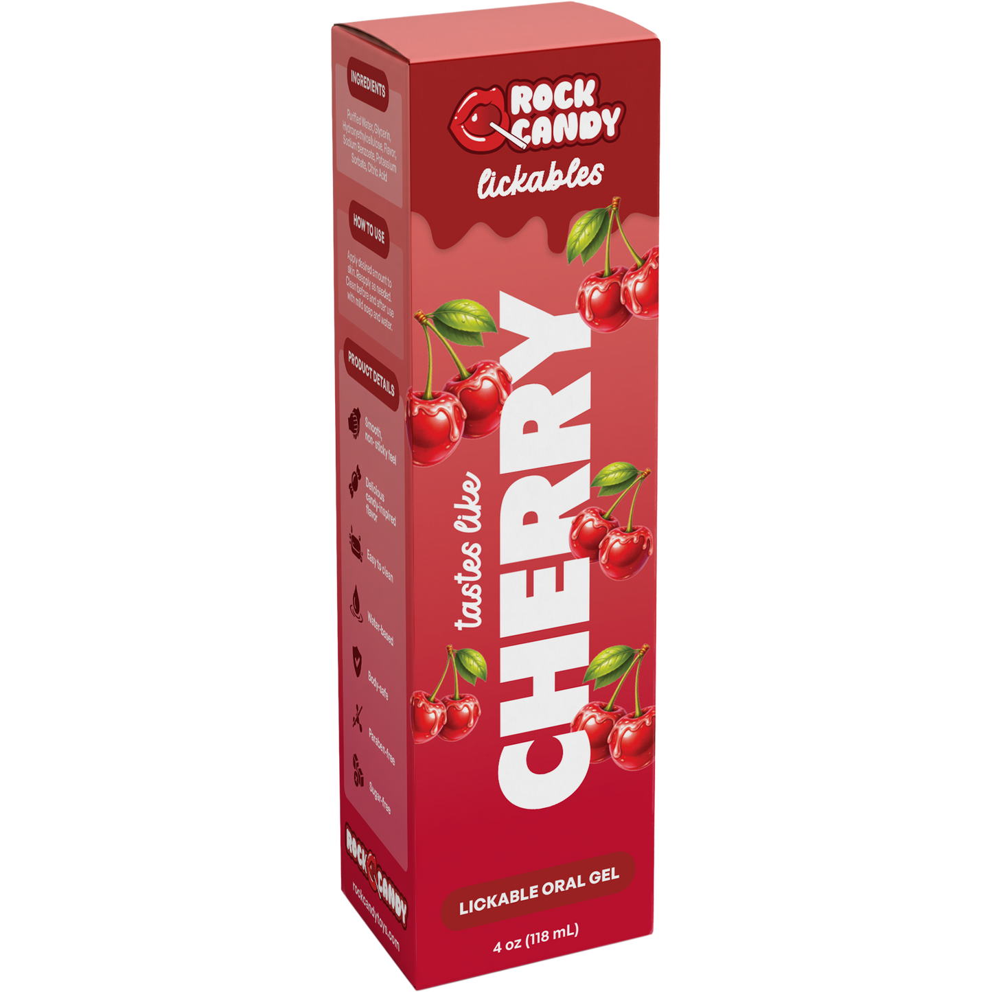 Lickables Lickable Oral Gel - Cherry 4oz