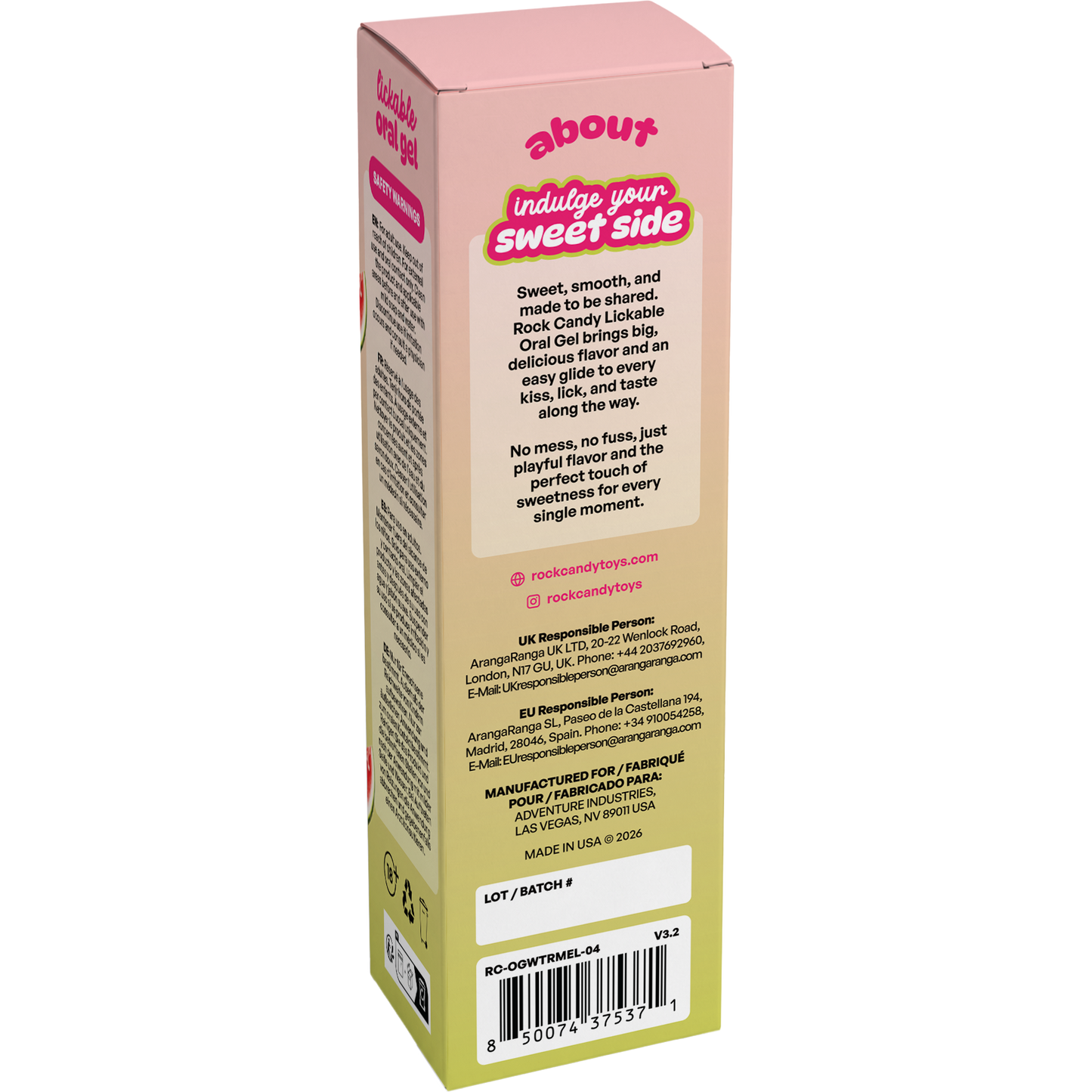 Lickables Lickable Oral Gel - Watermelon 4oz