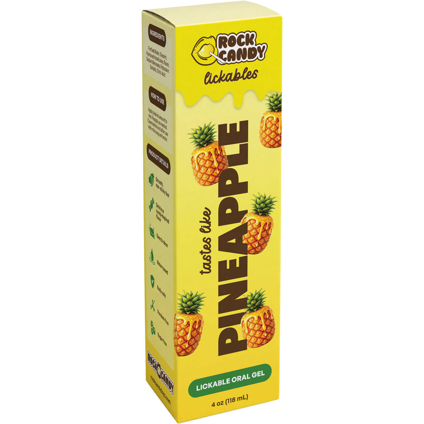 Lickables Lickable Oral Gel - Pineapple 4oz