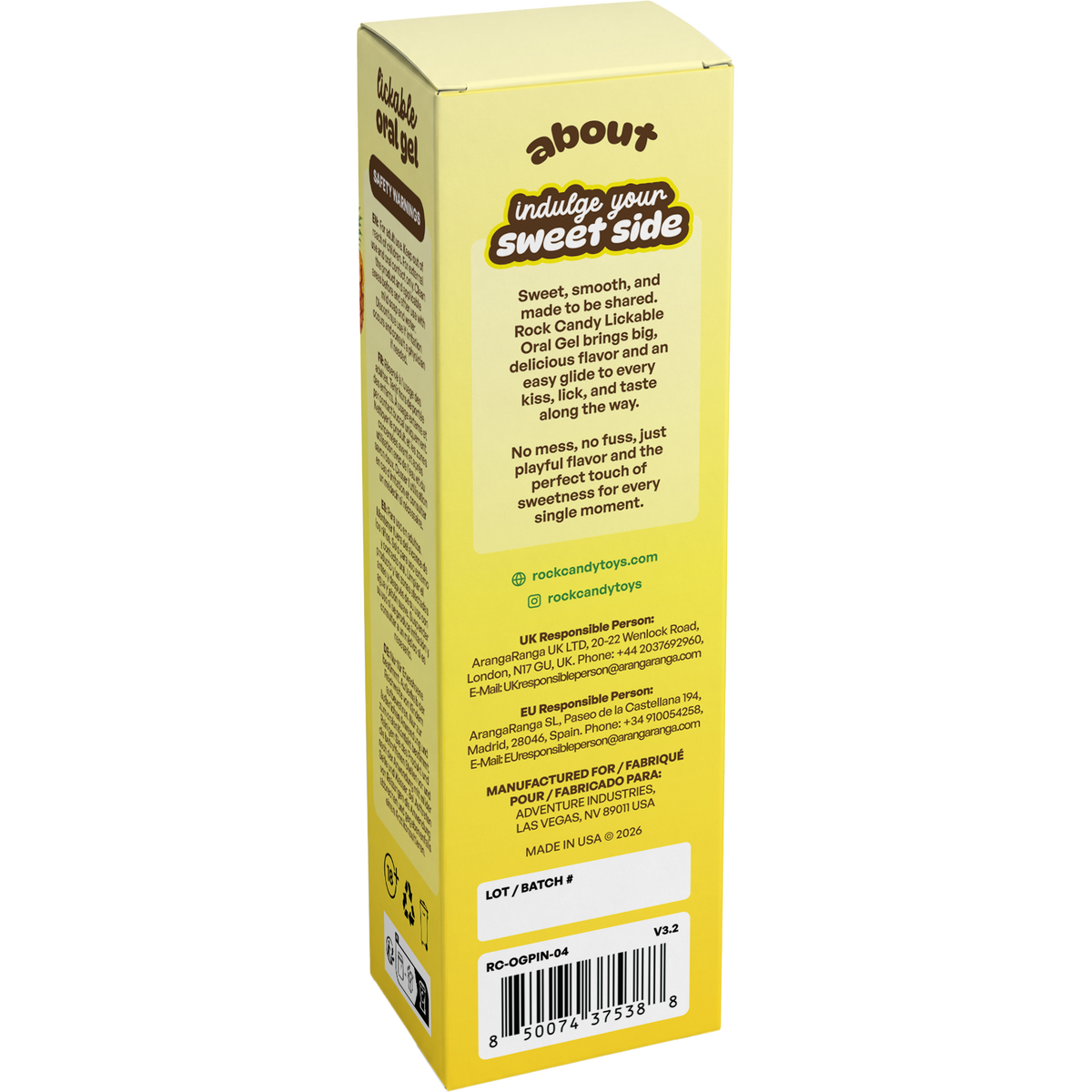 Lickables Lickable Oral Gel - Pineapple 4oz