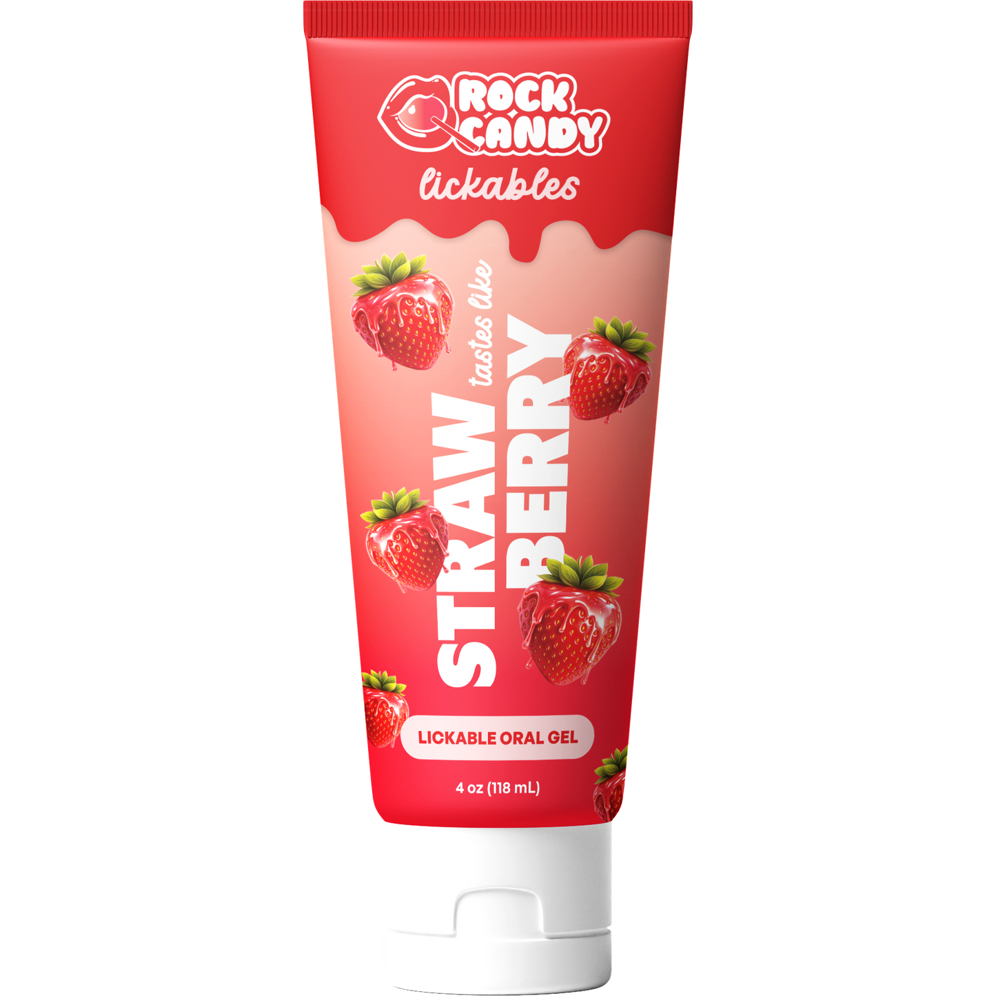 Lickables Lickable Oral Gel - Strawverry 4oz