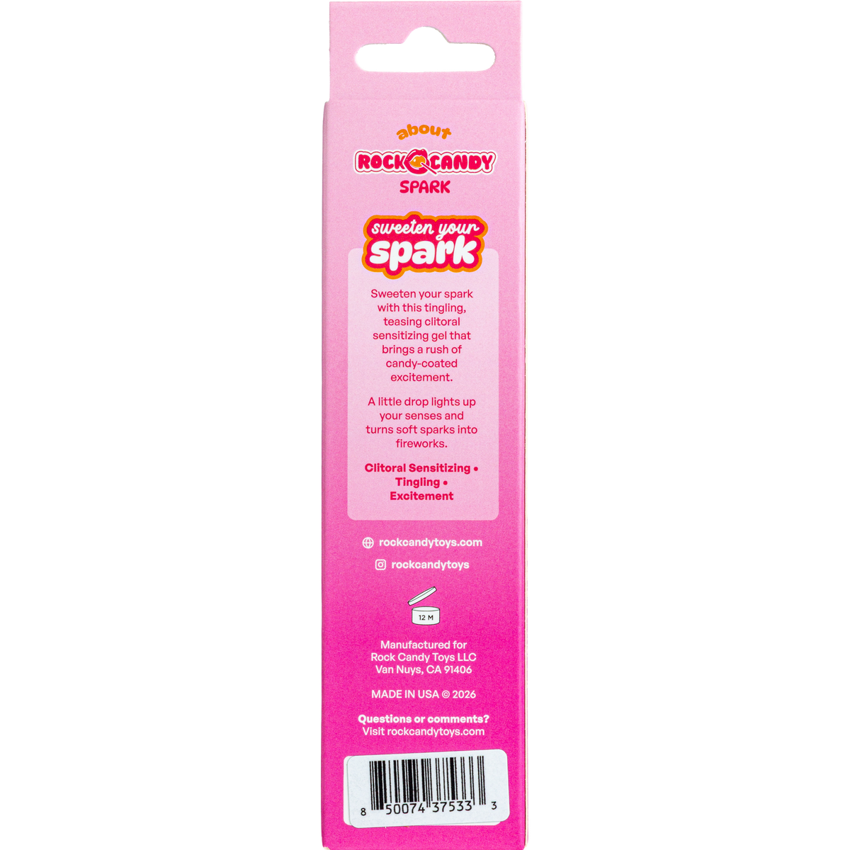 Rock Candy Spark Clitoral Sensitizing Gel