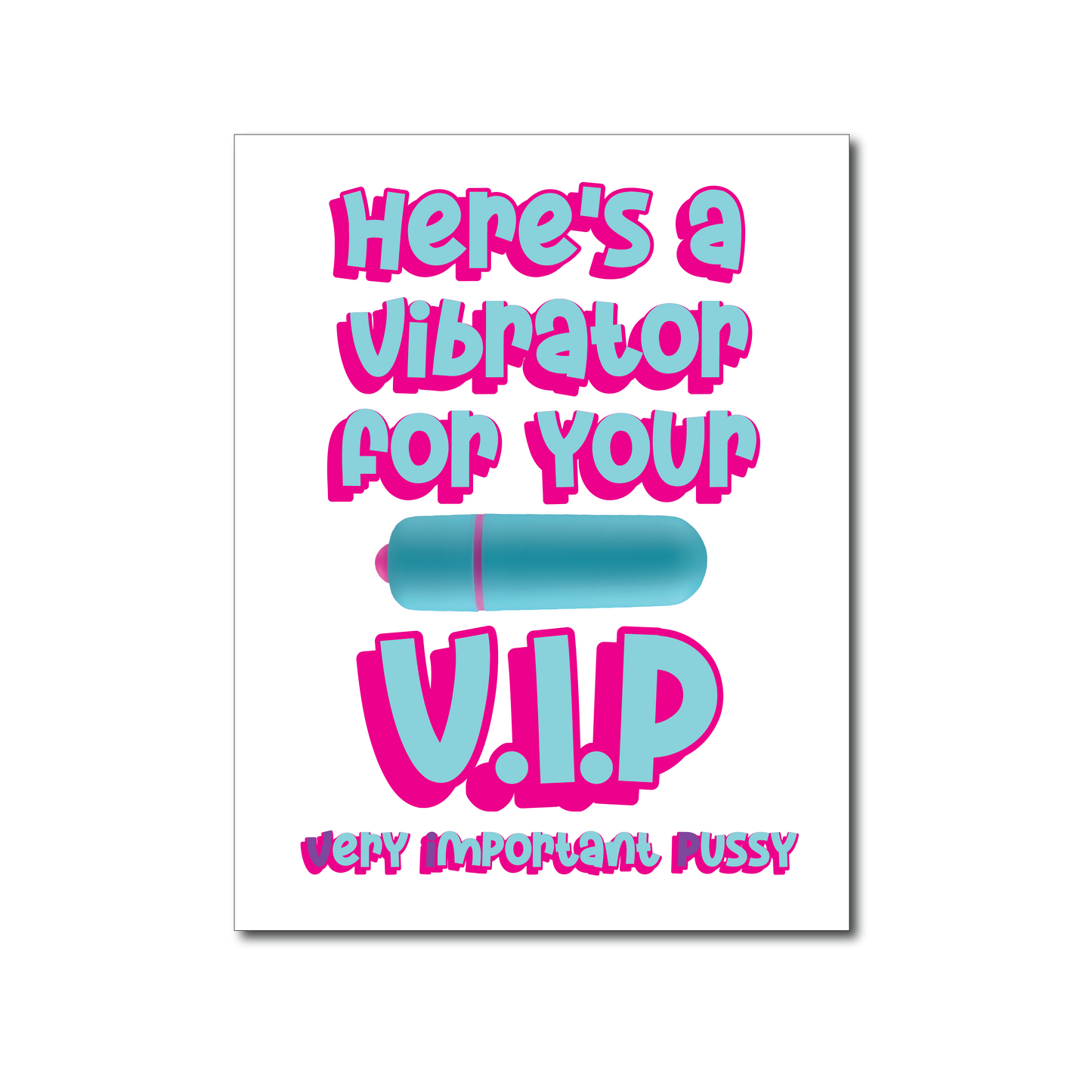 VIP - NaughtyVibes Greeting Card