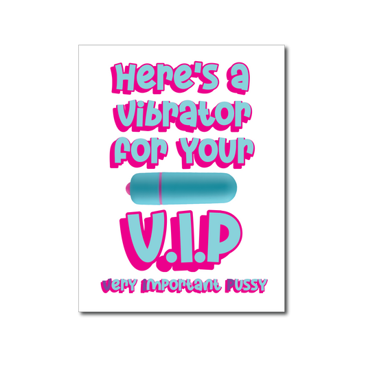 VIP - NaughtyVibes Greeting Card
